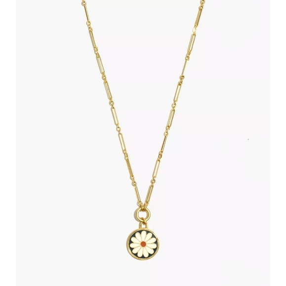 NWOT Madewell Daisy Enamel Pandent